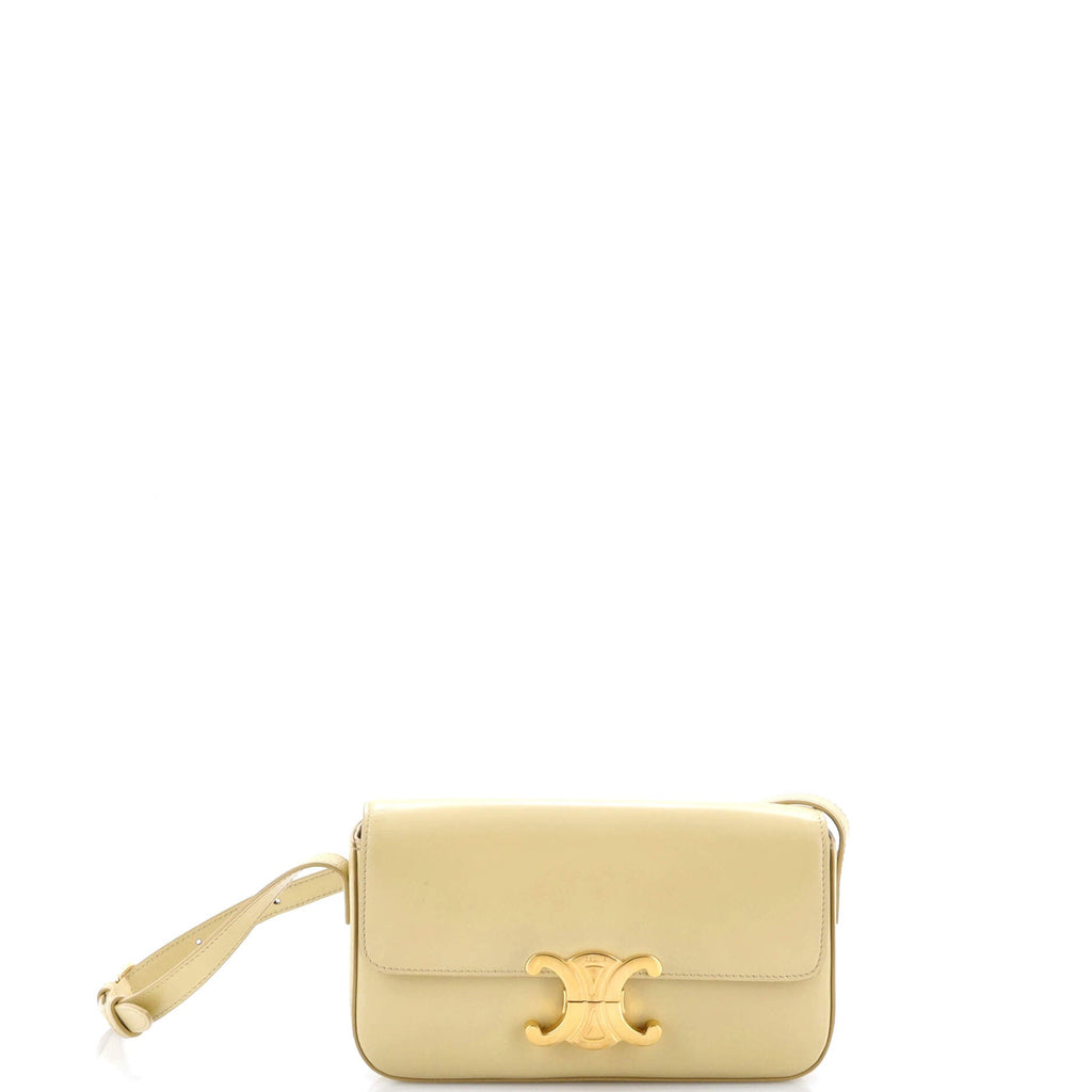 Triomphe East-West Shoulder Bag Smooth Calfskin