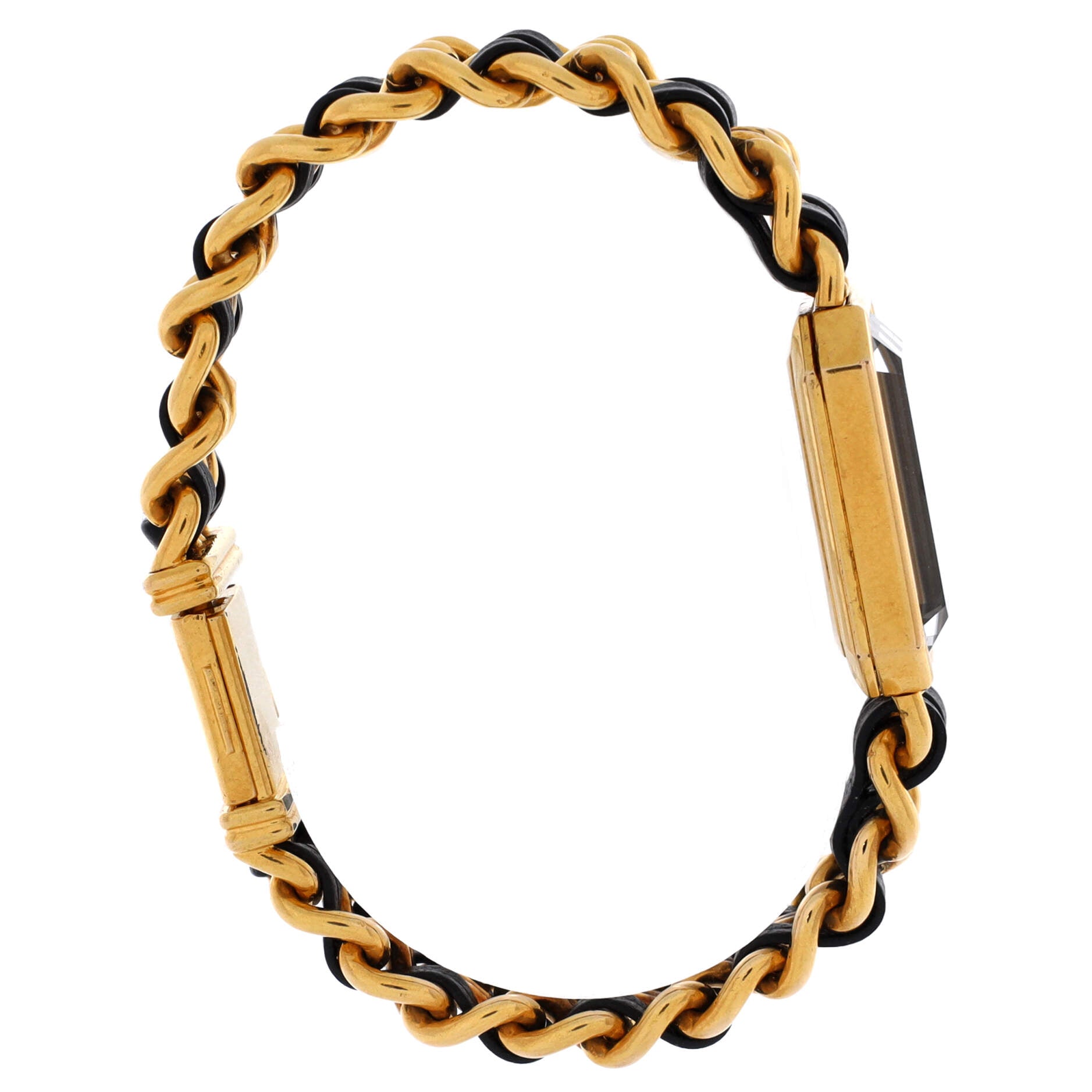 Premiere Rock Quartz Watch Plated Metal and Leather 20
