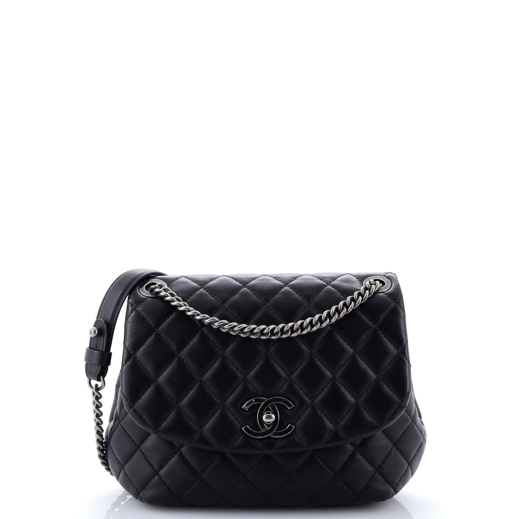 Daily Supple Flap Bag Quilted Lambskin Large