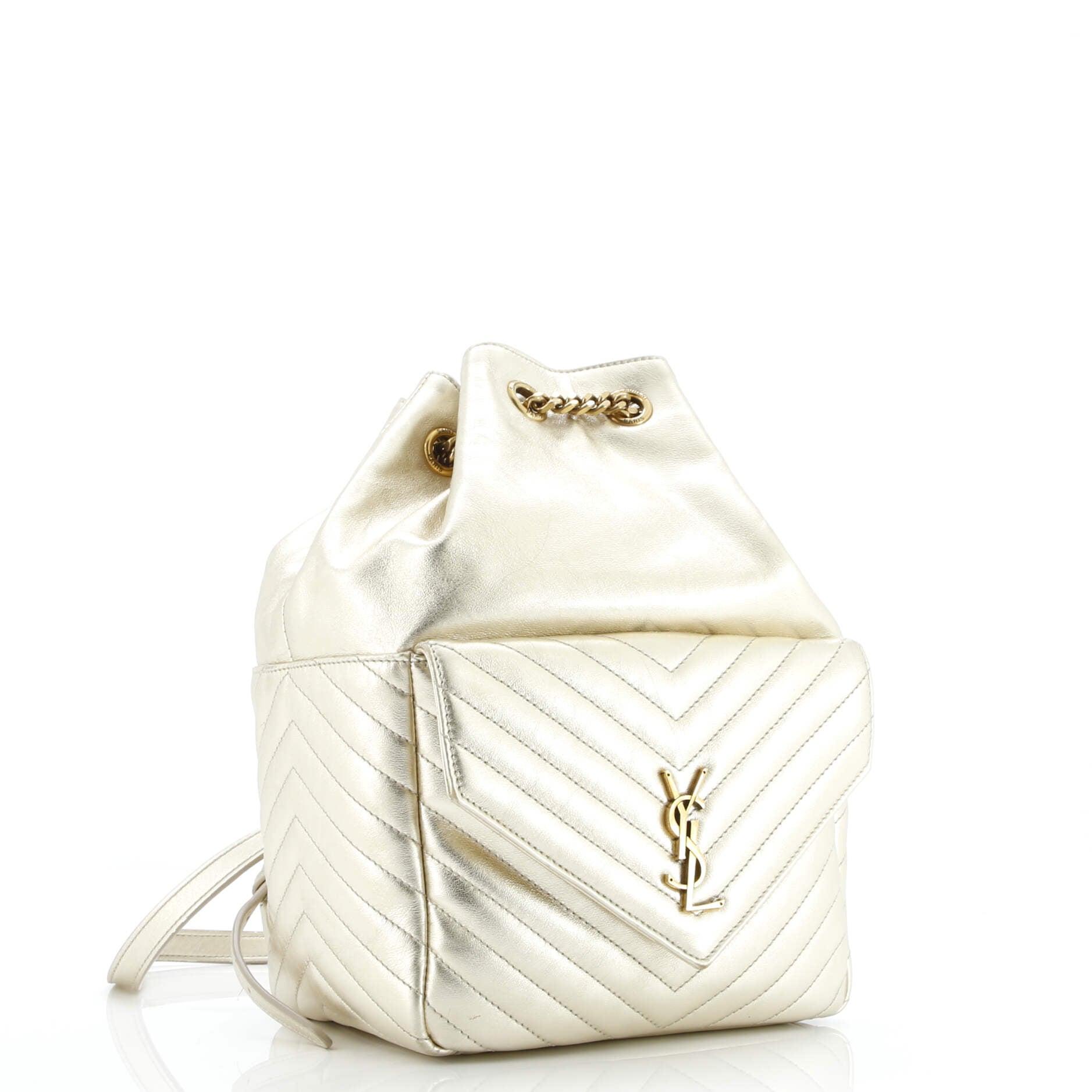 Joe Backpack Matelasse Chevron Leather