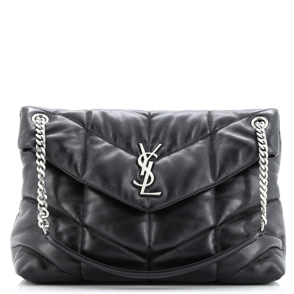 Loulou Puffer Shoulder Bag Quilted Leather Medium