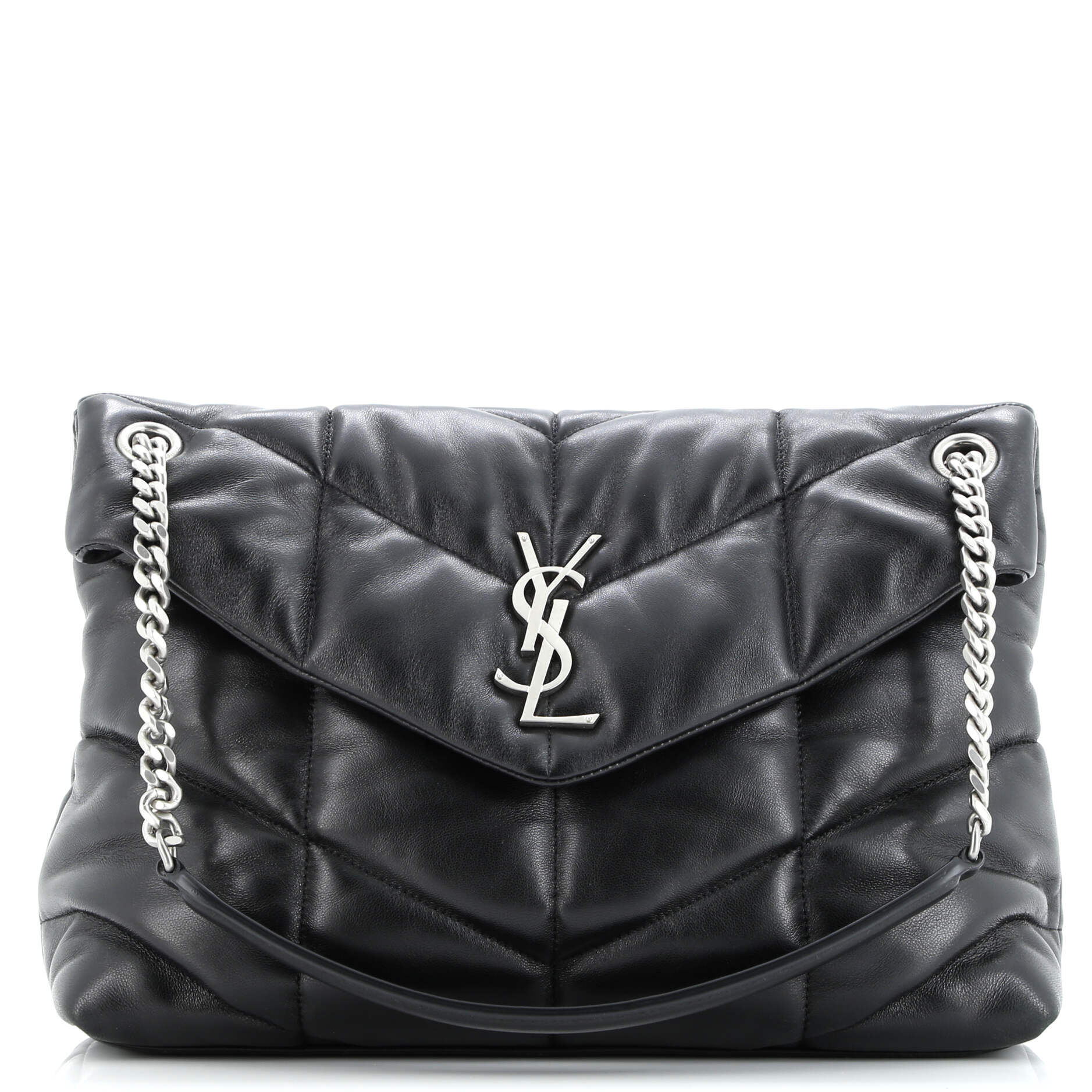 Loulou Puffer Shoulder Bag Quilted Leather Medium