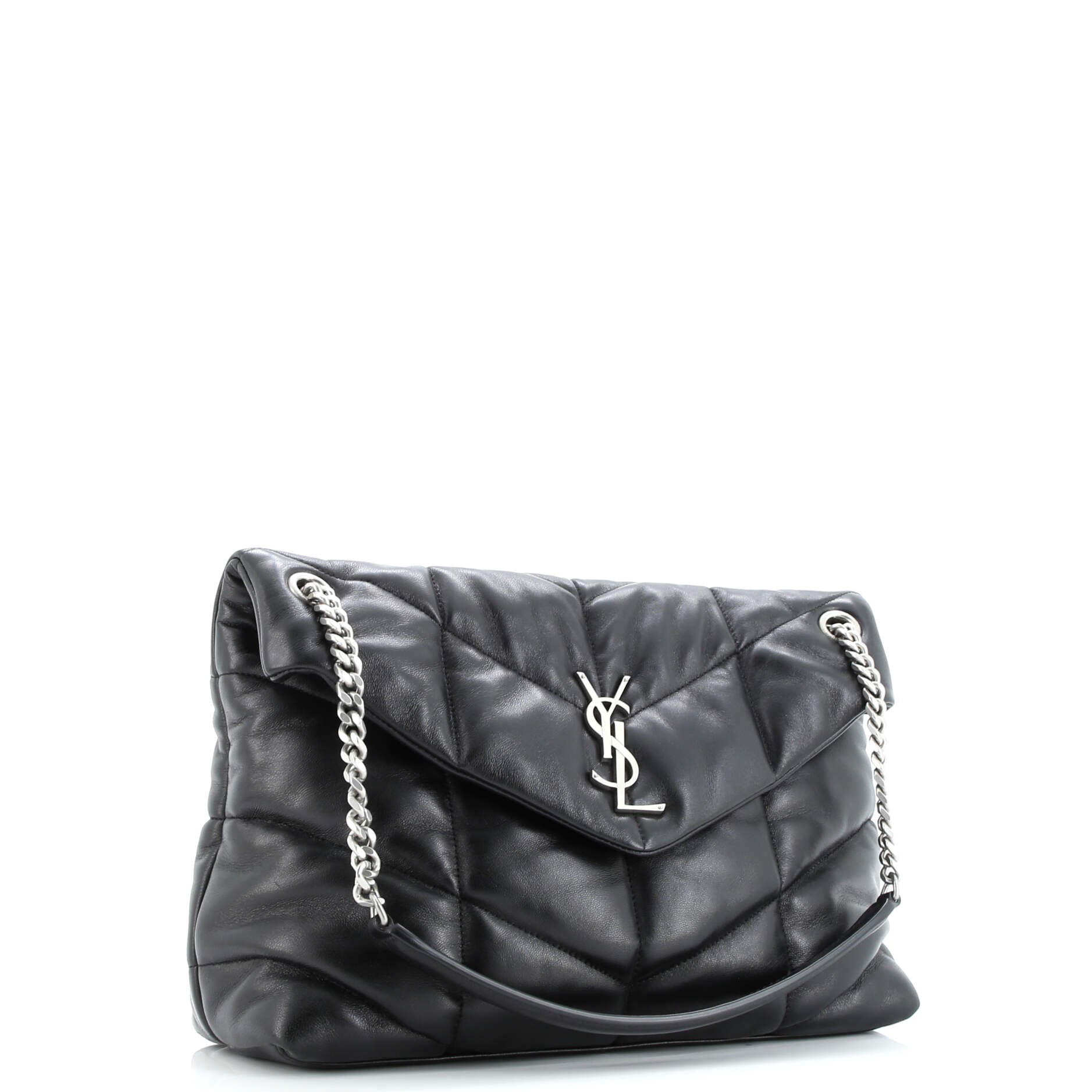 Loulou Puffer Shoulder Bag Quilted Leather Medium
