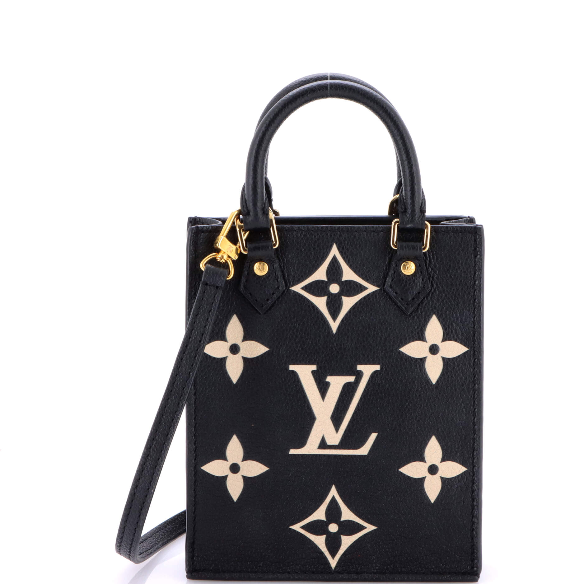 Petit Sac Plat Bag Bicolor Monogram Empreinte Giant
