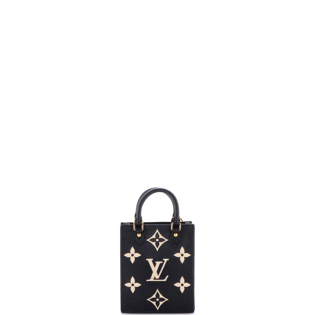 Petit Sac Plat Bag Bicolor Monogram Empreinte Giant