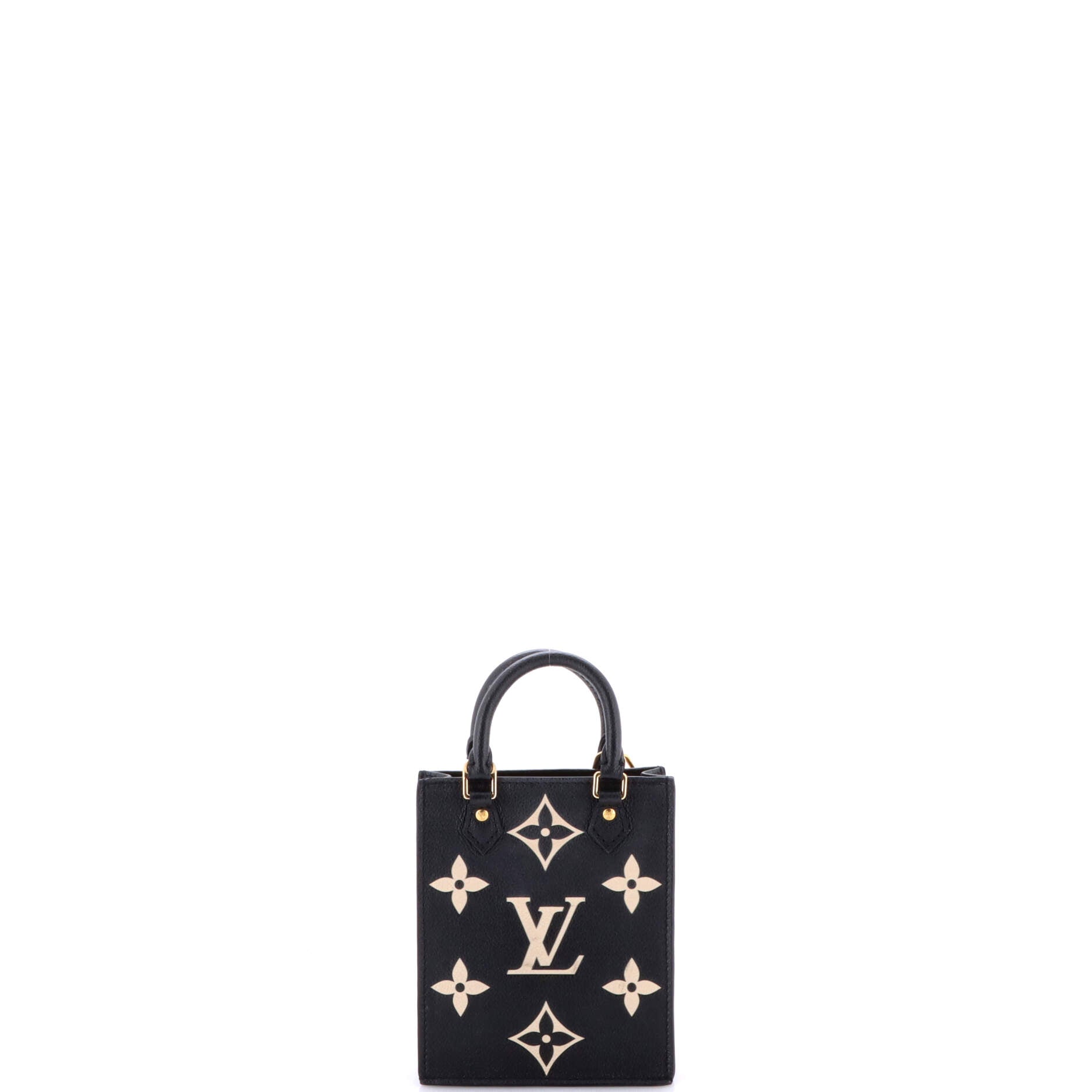 Petit Sac Plat Bag Bicolor Monogram Empreinte Giant