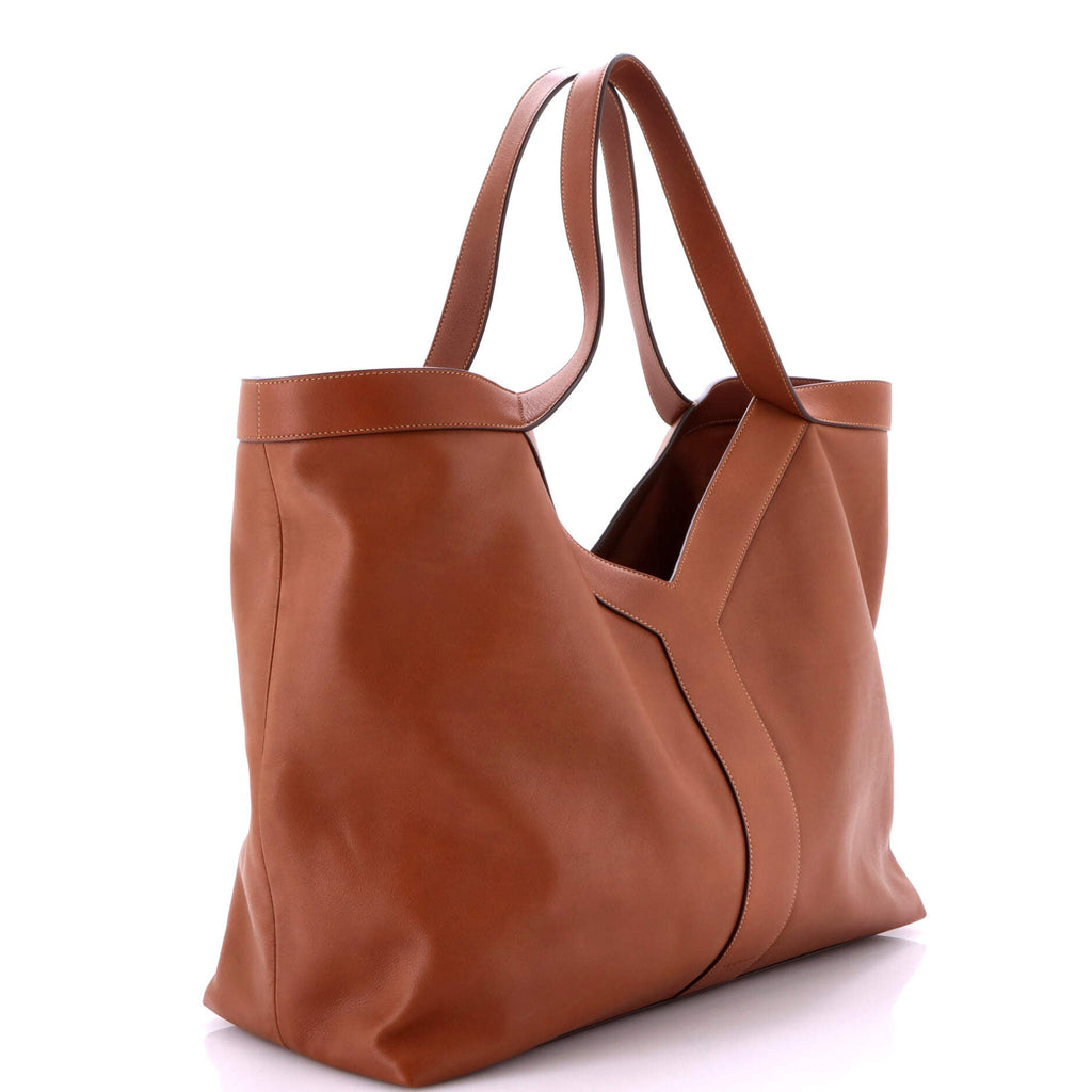 Y Tote Leather Large
