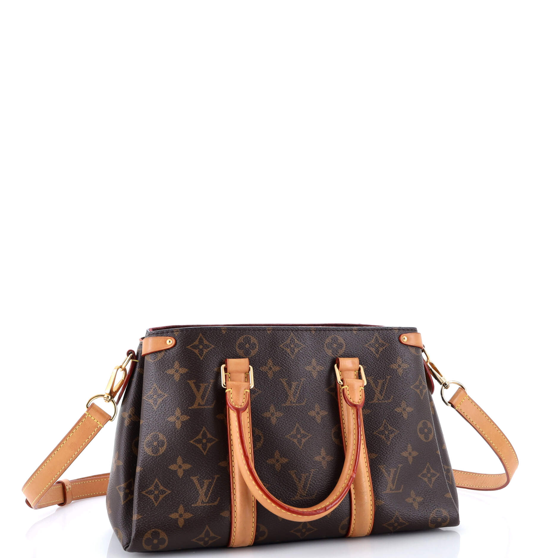 Soufflot Tote Monogram Canvas with Leather BB
