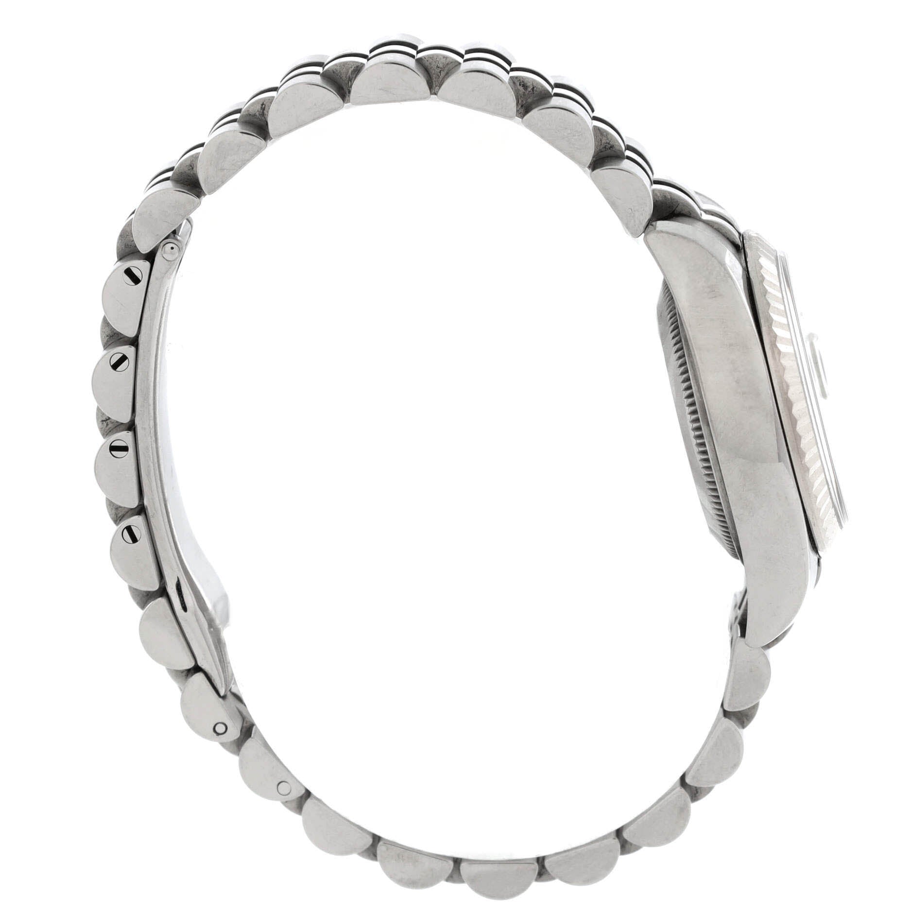 Oyster Perpetual Datejust Automatic Watch Stainless Steel and White Gold 26