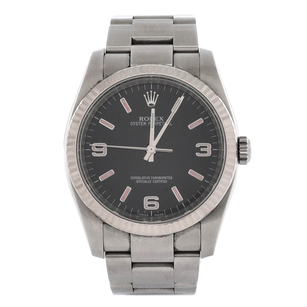 Oyster Perpetual Datejust Automatic Watch Stainless Steel and White Gold 36