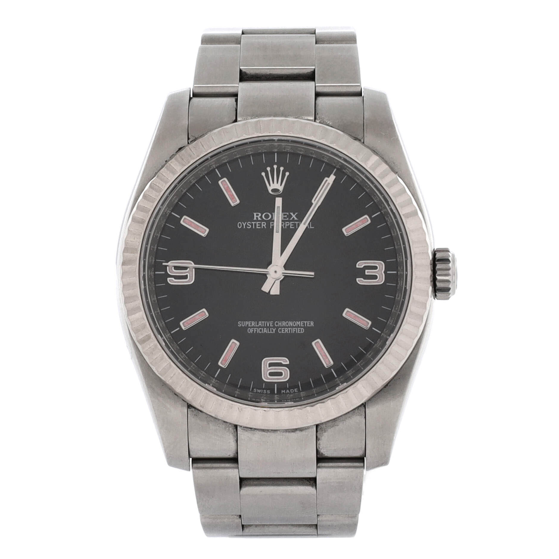 Oyster Perpetual Datejust Automatic Watch Stainless Steel and White Gold 36