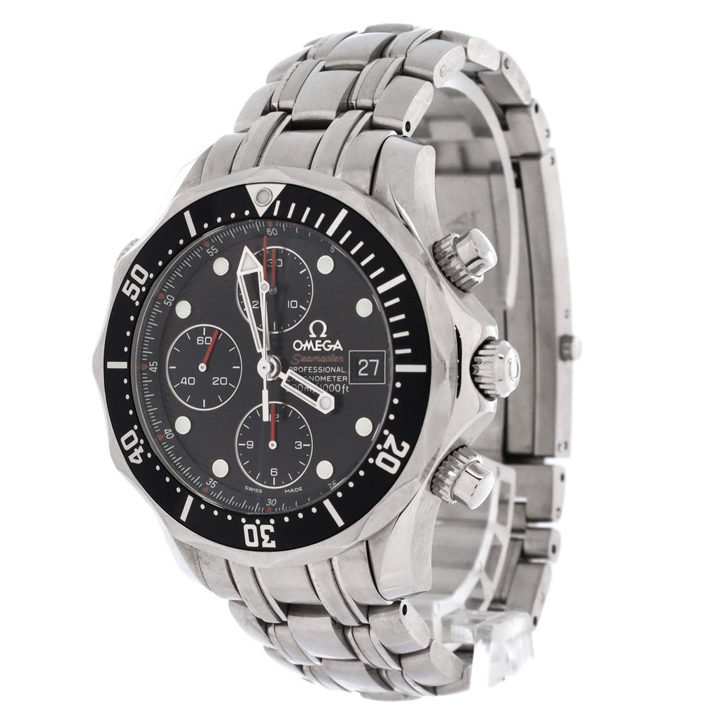Seamaster Diver 300M Chronometer Chronograph Automatic Watch Stainless Steel 42