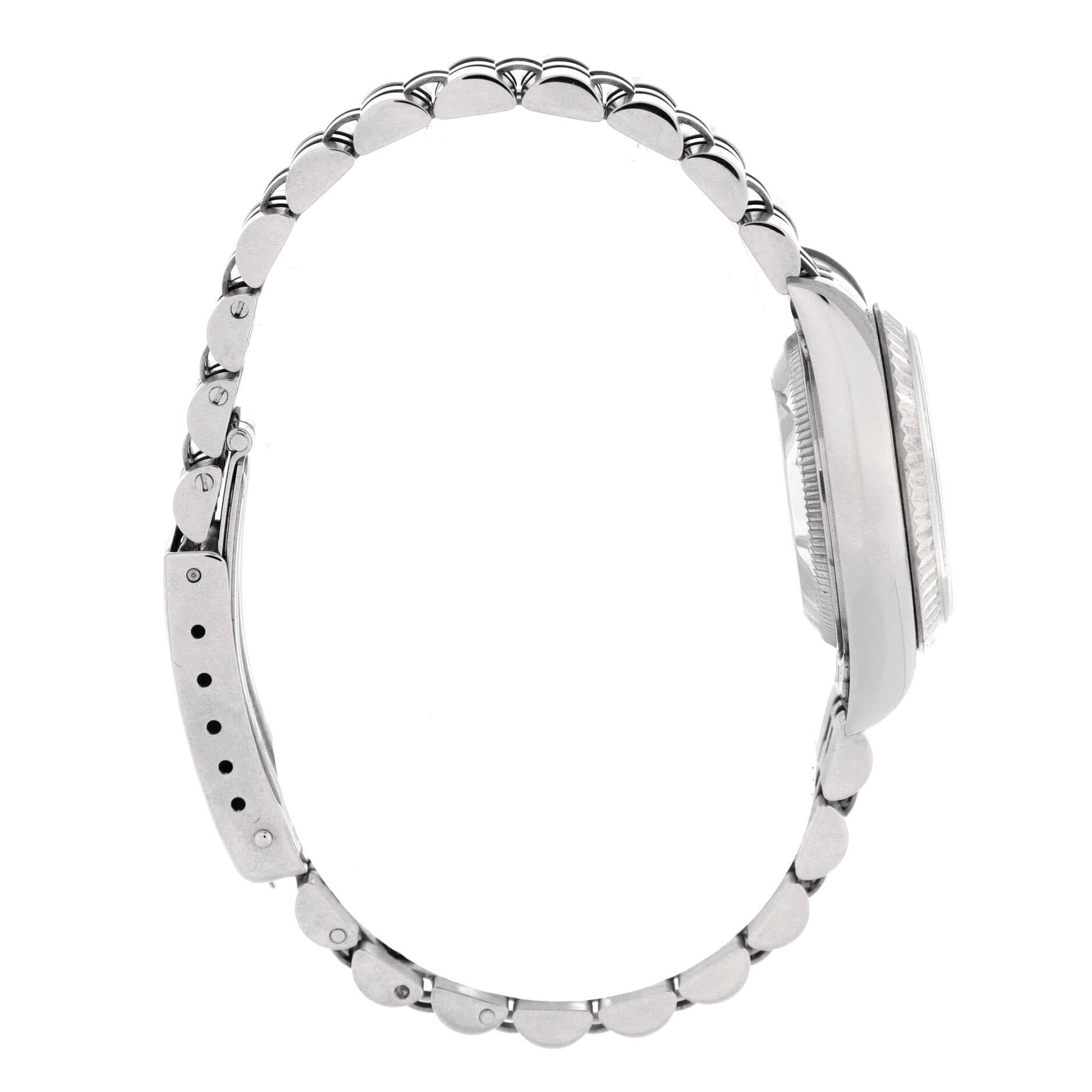 Oyster Perpetual Datejust Automatic Watch Stainless Steel and White Gold 26