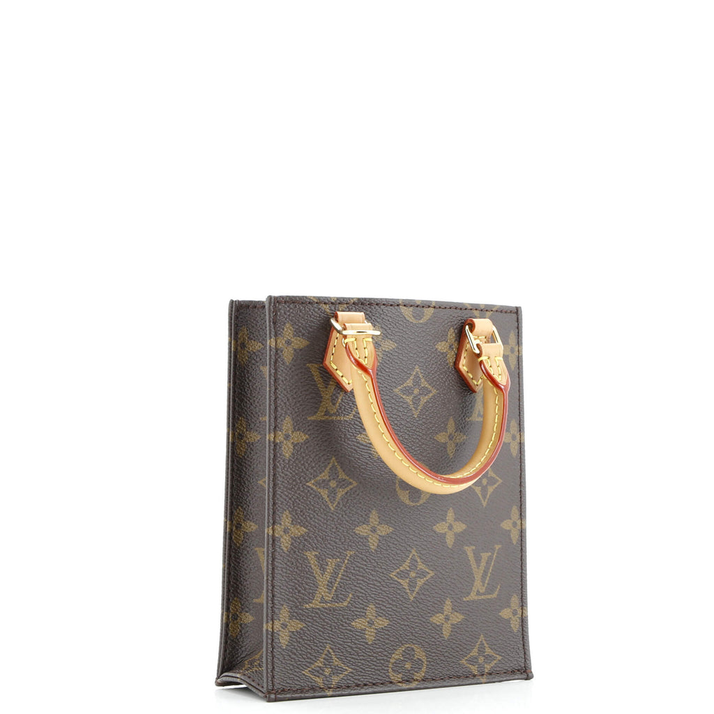 Petit Sac Plat Bag Monogram Canvas