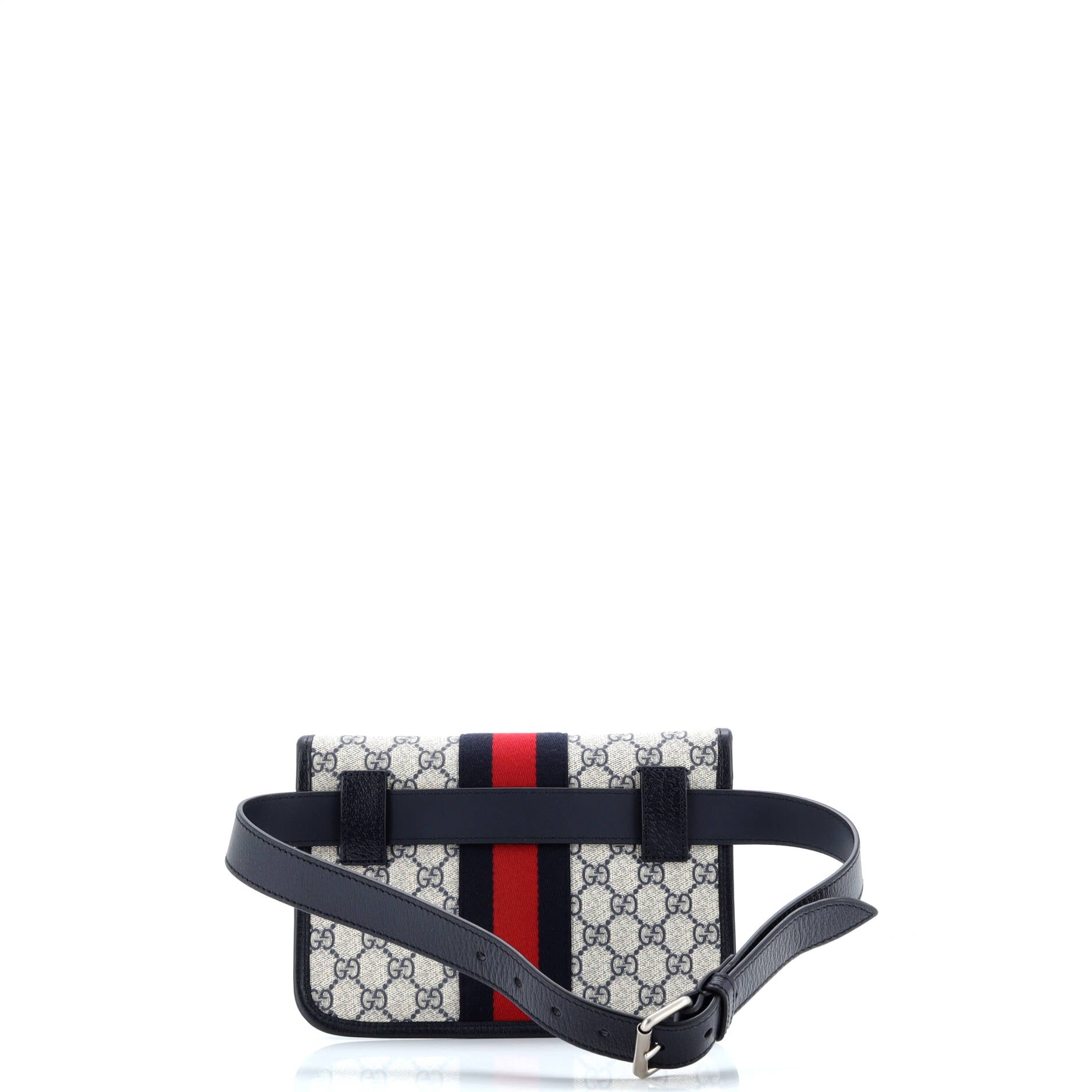 Ophidia Flap Belt Bag GG Coated Canvas with Leather