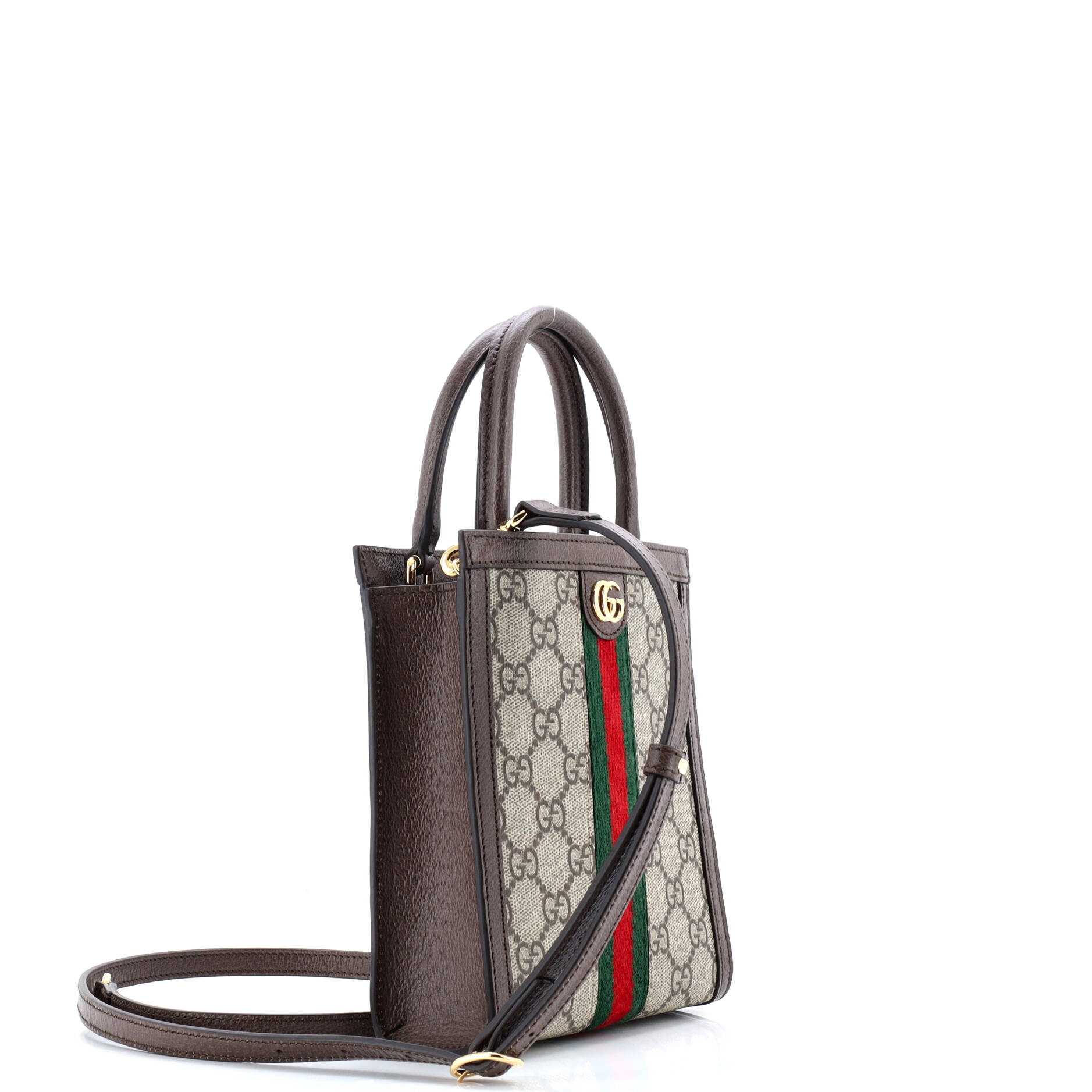 Ophidia Convertible Tote GG Coated Canvas Super Mini
