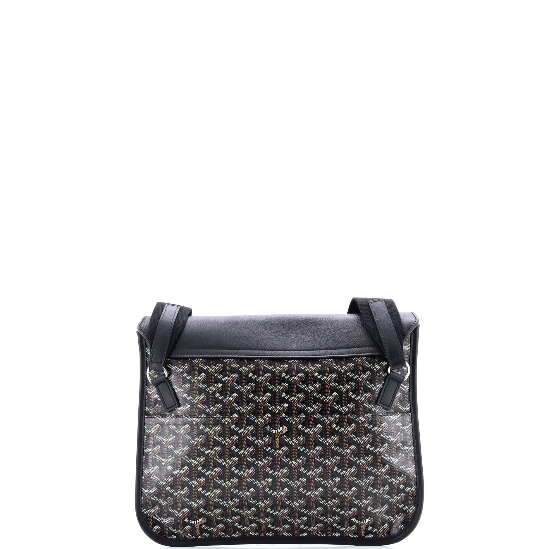 Coursier Messenger Bag Coated Canvas and Leather