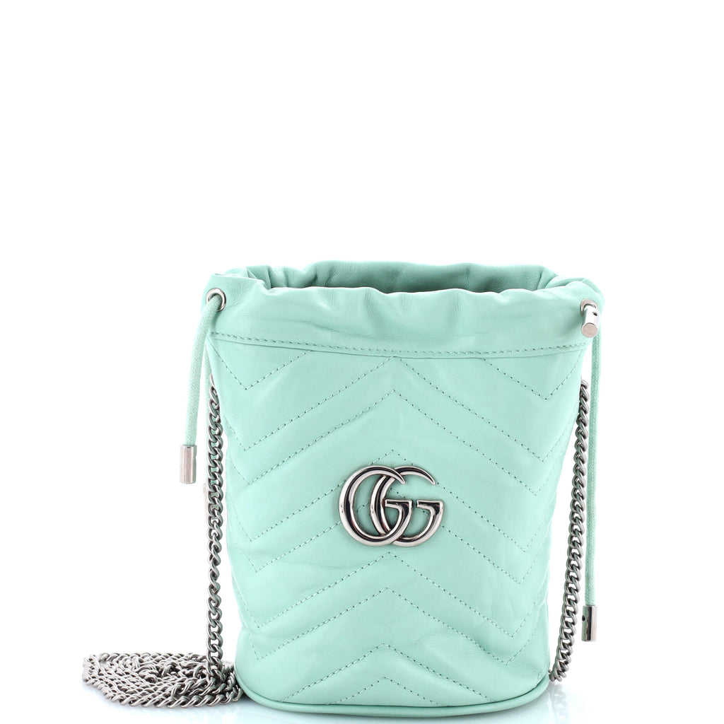 GG Marmont Bucket Bag Matelasse Leather Mini