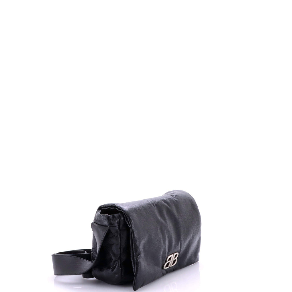 Monaco Messenger Flap Bag Leather Small