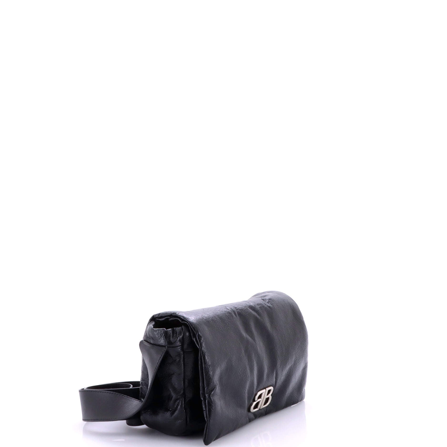 Monaco Messenger Flap Bag Leather Small