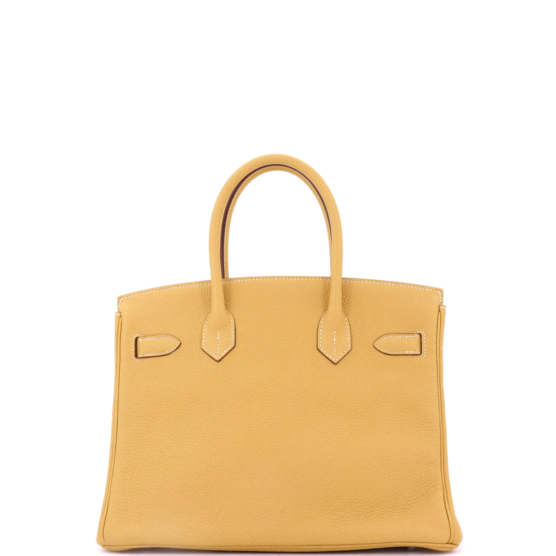 Birkin Handbag Curry Togo with Palladium Hardware 30