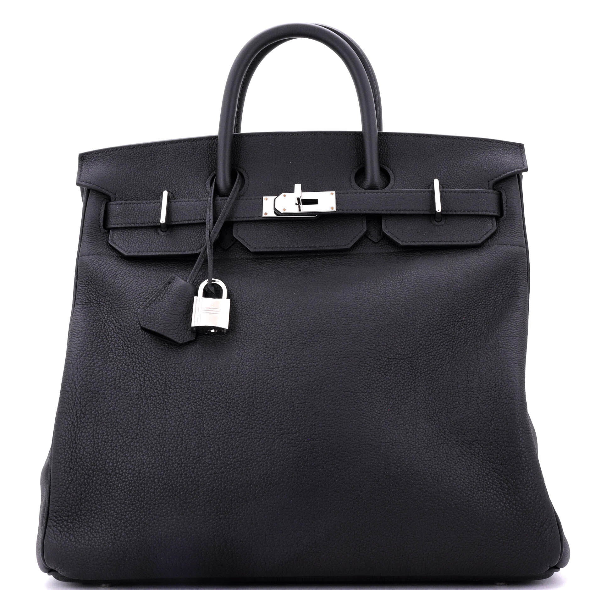 HAC Birkin Bag Noir Togo with Palladium Hardware 40