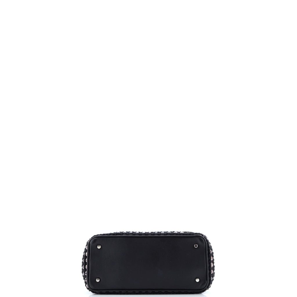 Diorissimo Tote Patch Embellished Metallic Tweed Mini