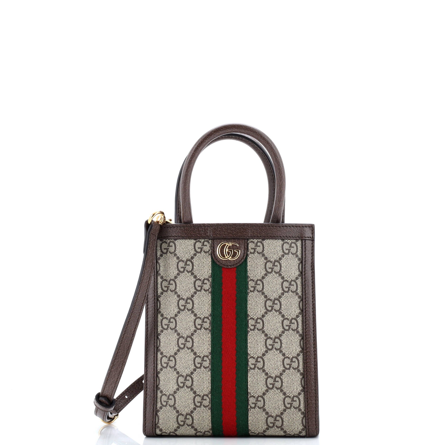 Ophidia Convertible Tote GG Coated Canvas Super Mini