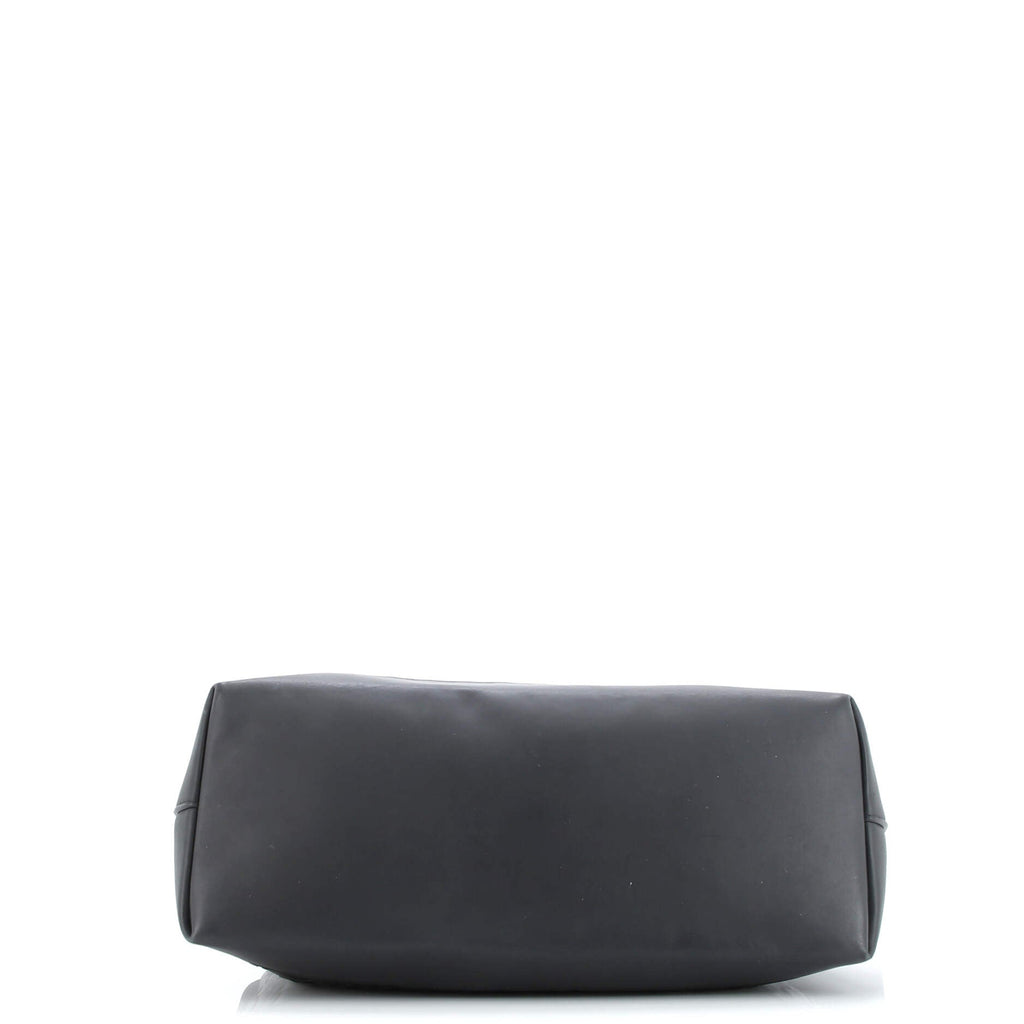 Classic Fold Over Messenger Bag Intrecciato Leather Large