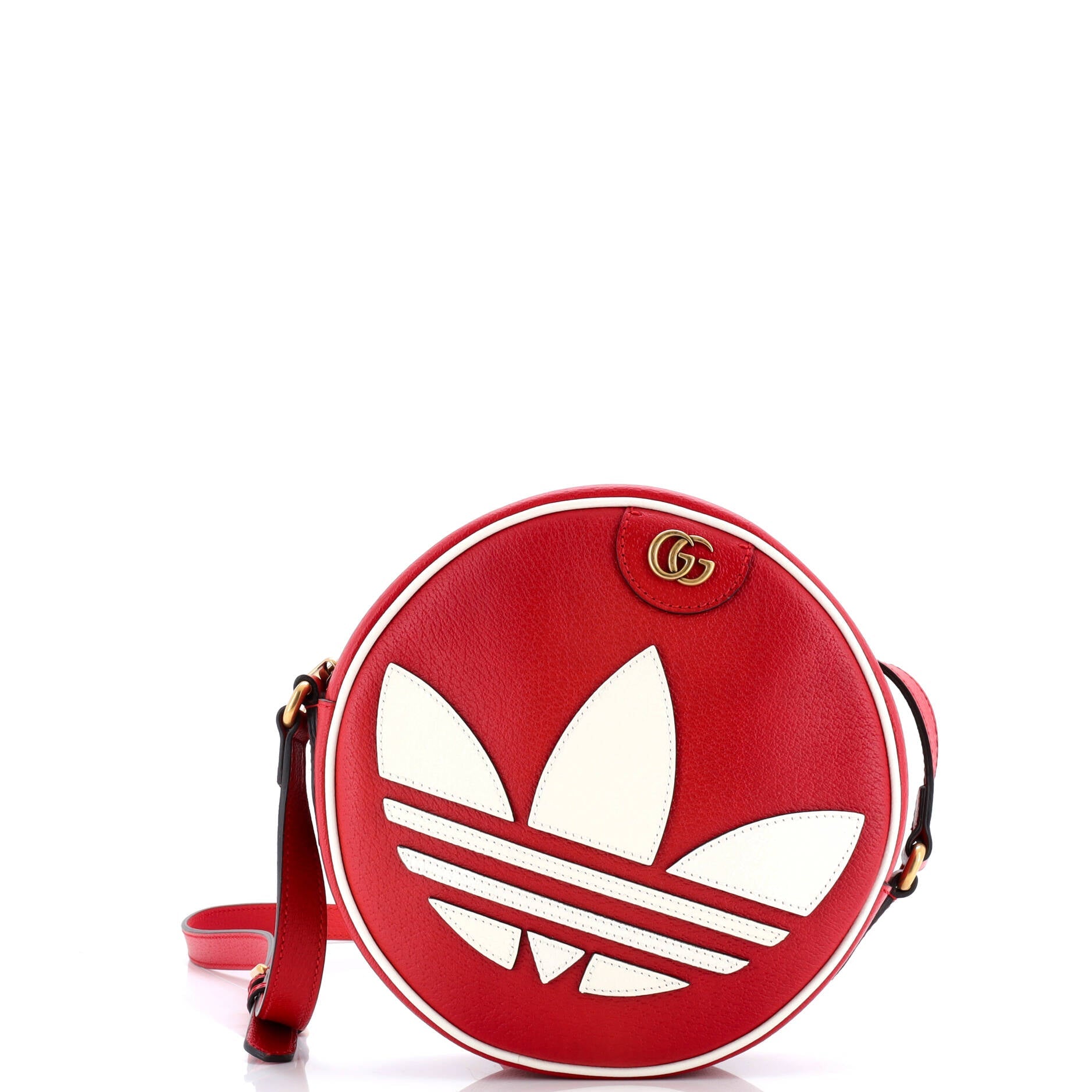 x adidas Ophidia Round Crossbody Bag Leather Small
