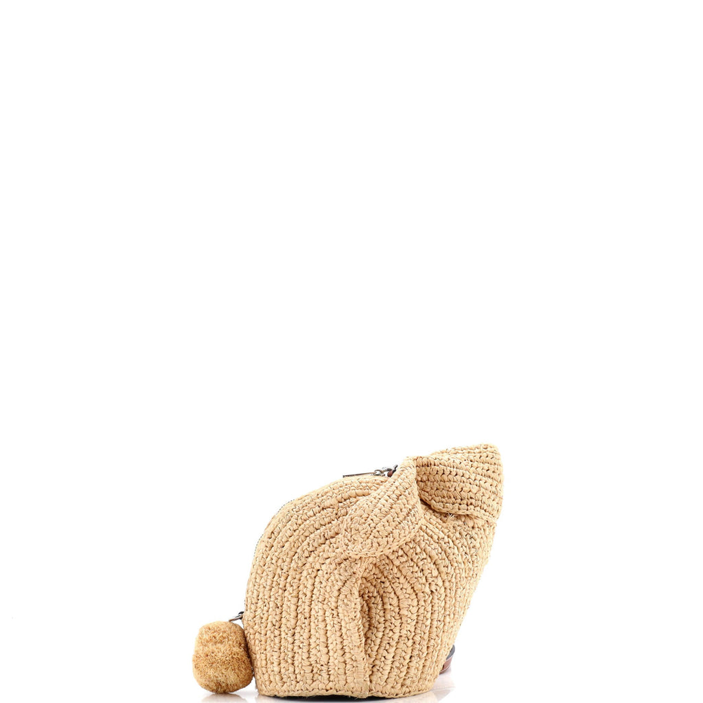 Rabbit Crossbody Bag Raffia Mini