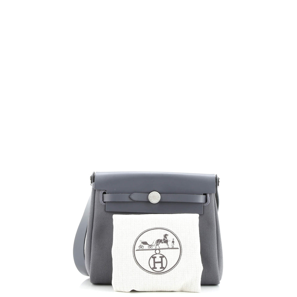 Herbag Zip Toile and Leather 20