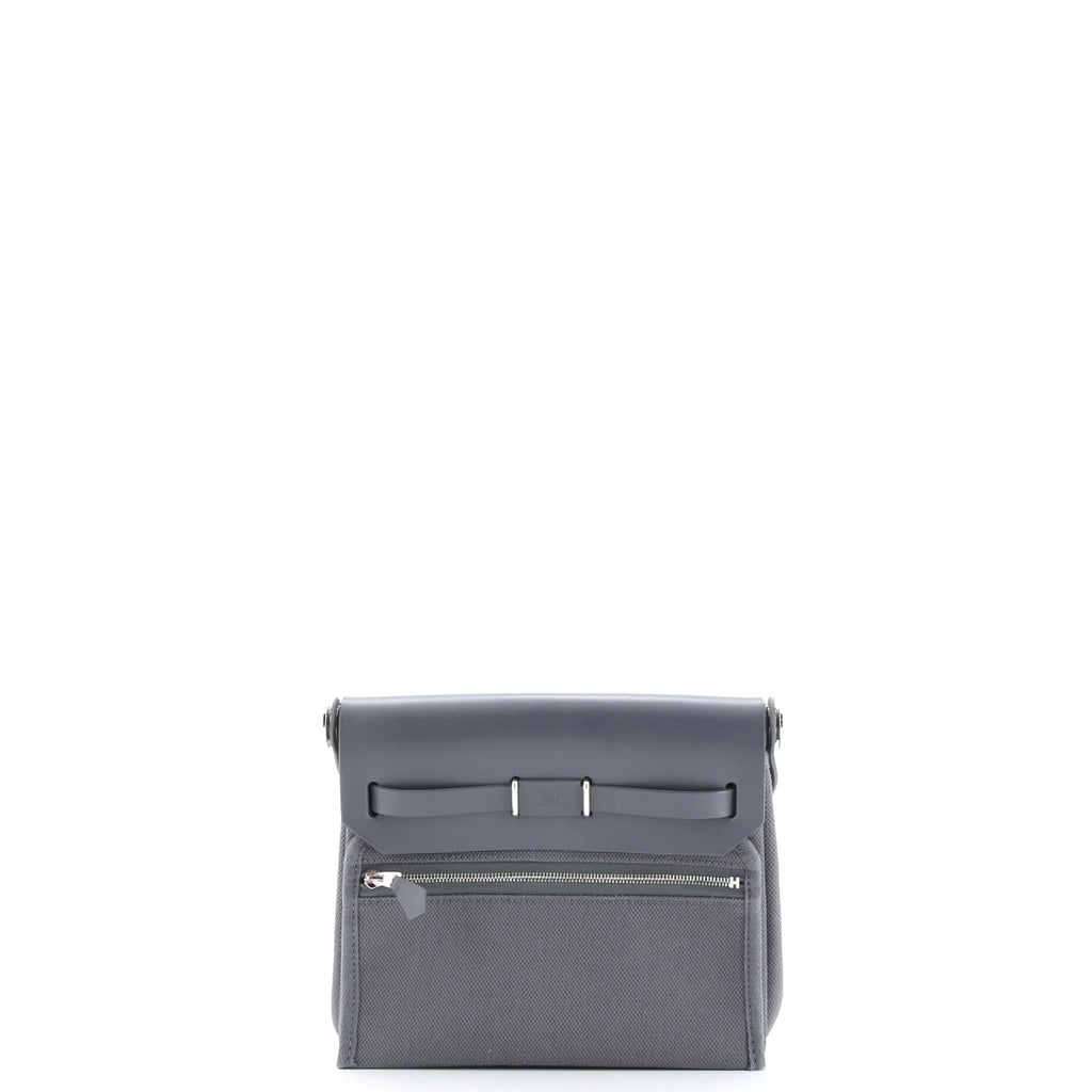Herbag Zip Toile and Leather 20