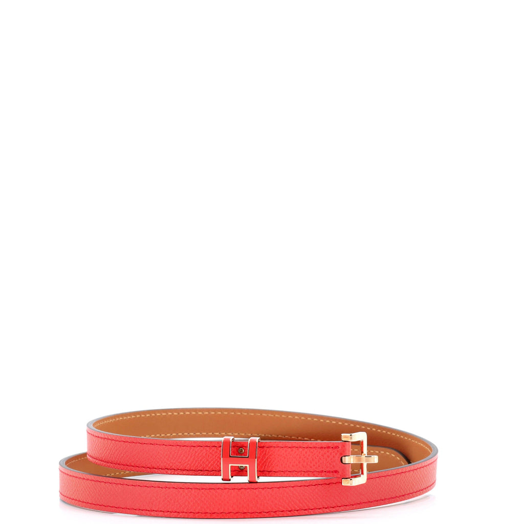 Pop H Belt Leather Thin
