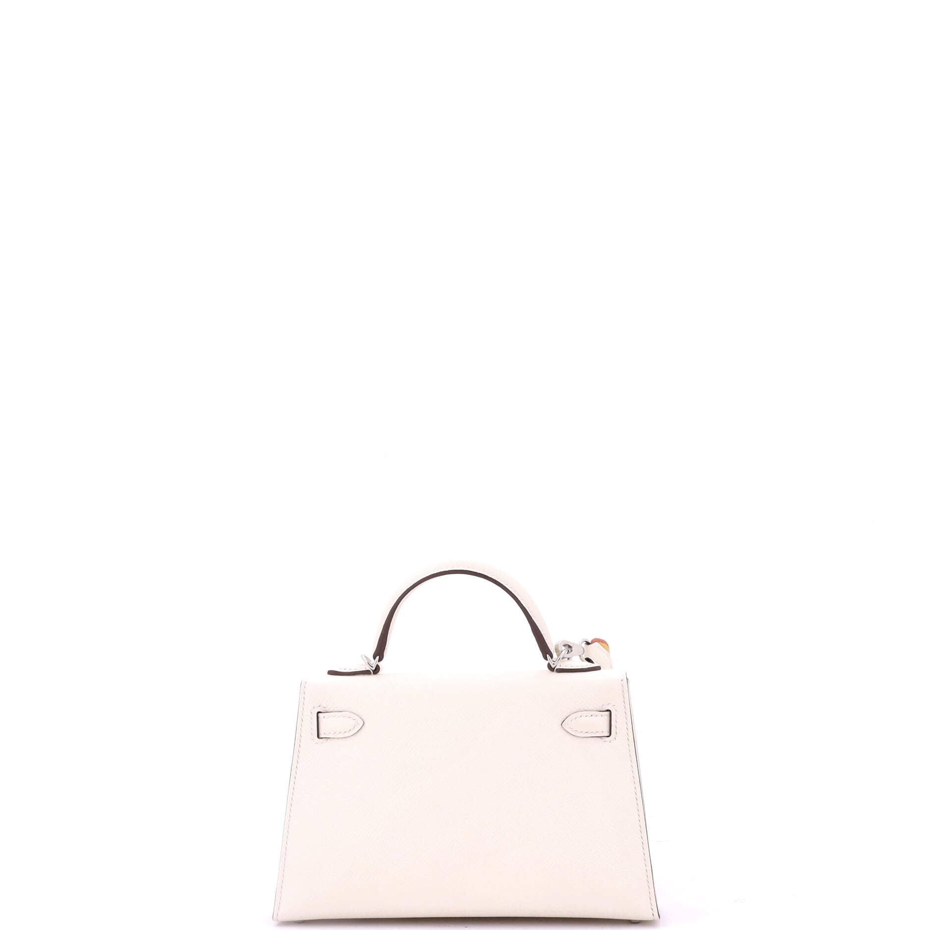 Kelly Mini II Amazone Handbag Light Epsom with Palladium Hardware 20