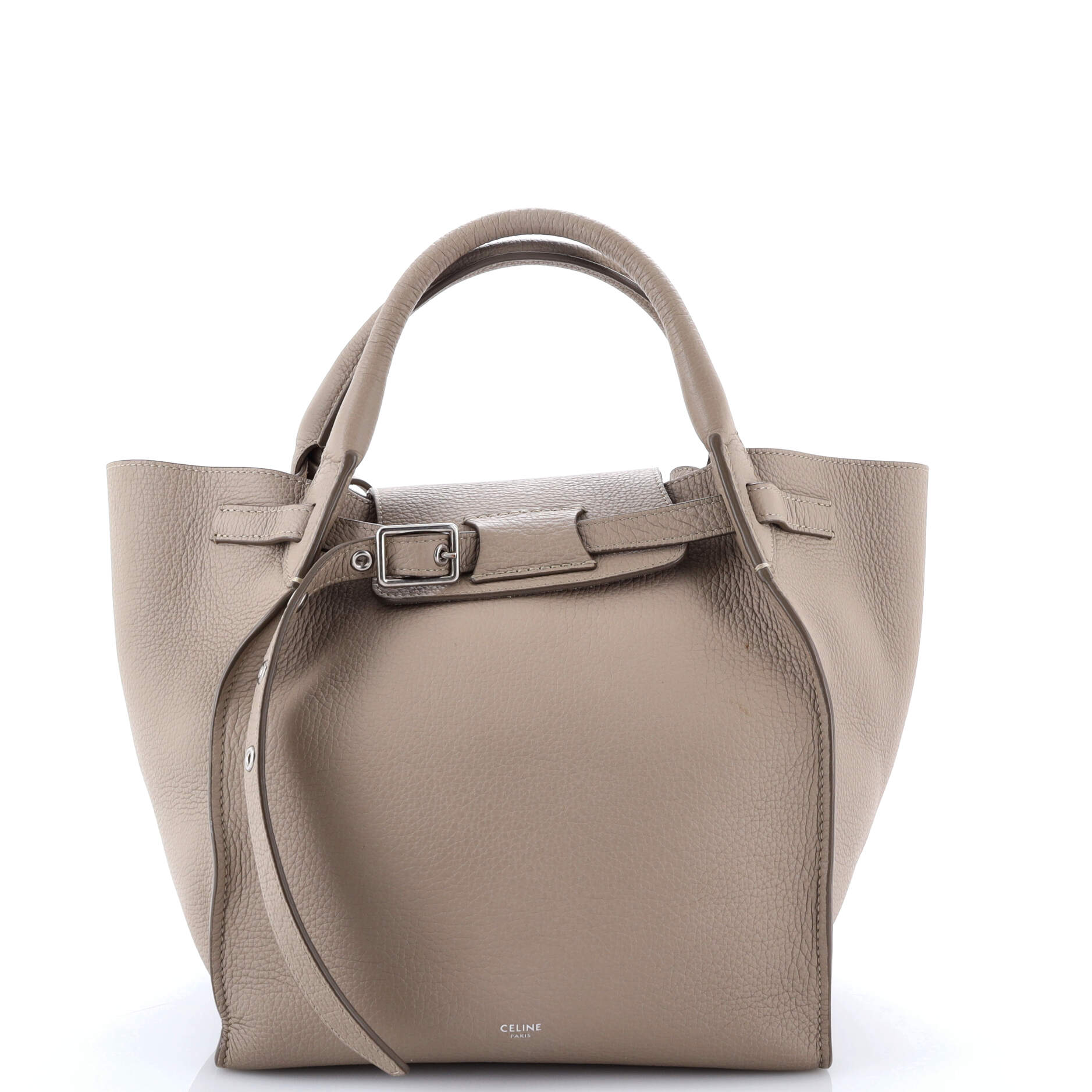 Big Bag Grained Calfskin Small