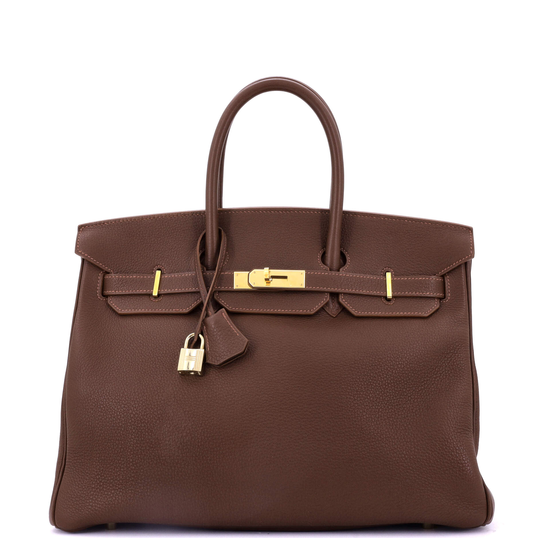 Birkin Handbag Marron D’Inde Togo with Gold Hardware 35