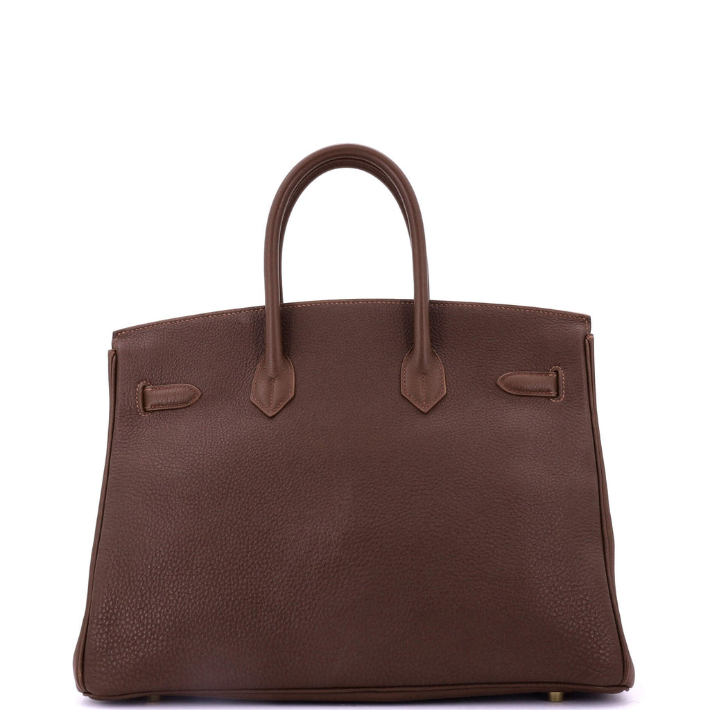 Birkin Handbag Marron D’Inde Togo with Gold Hardware 35