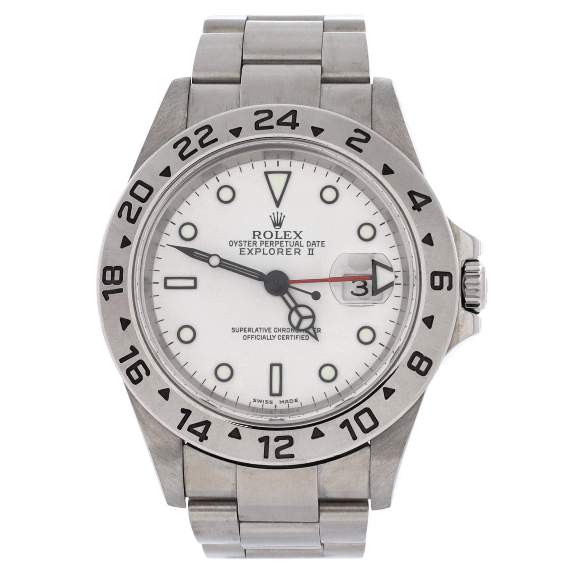 Oyster Perpetual Explorer II Automatic Watch Stainless Steel 40