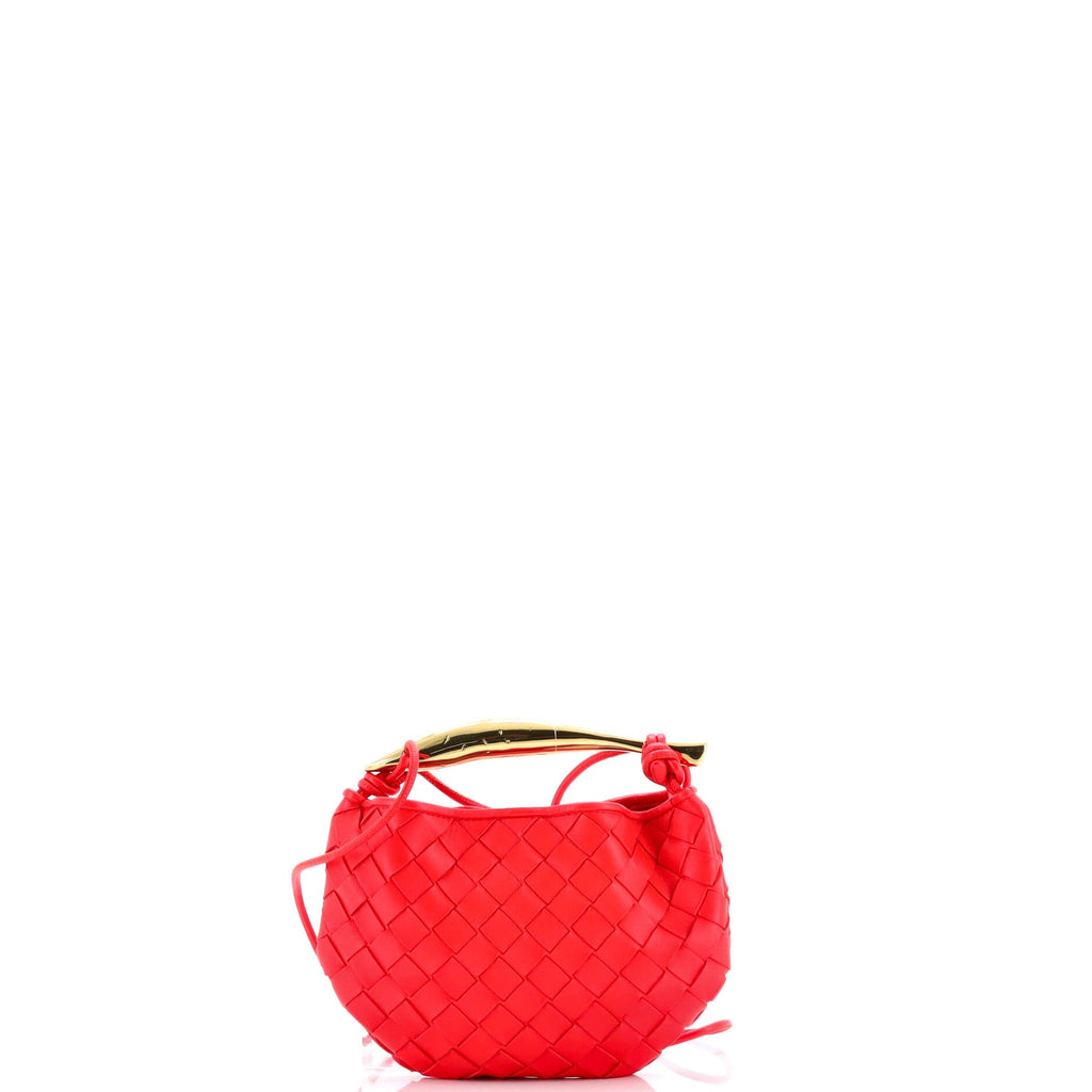 Sardine Top Handle Bag Intrecciato Nappa Mini