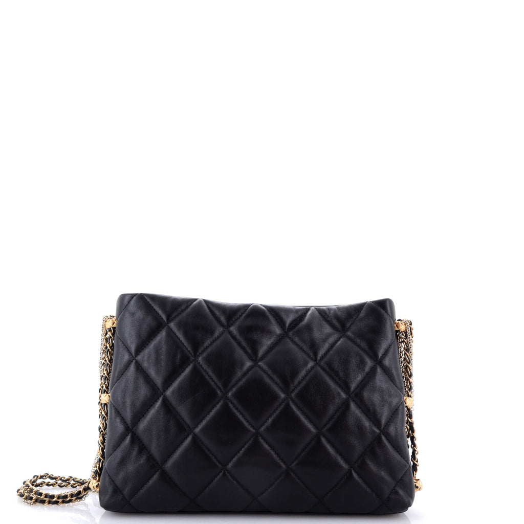 Crush on Chains Hobo Quilted Lambskin