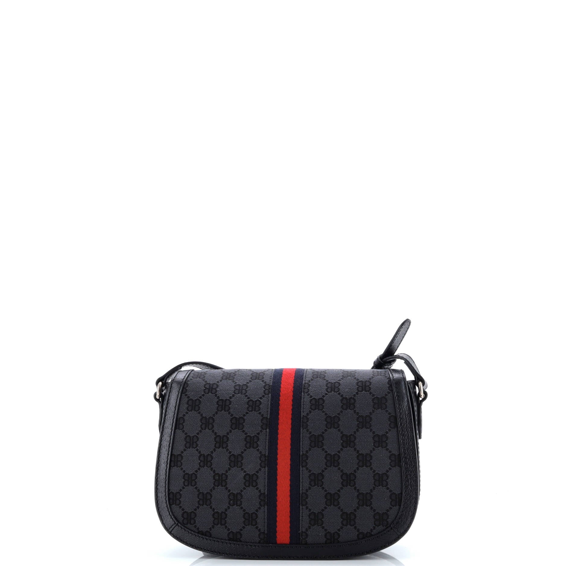 x Balenciaga The Hacker Project Flap Messenger Bag BB Canvas Medium