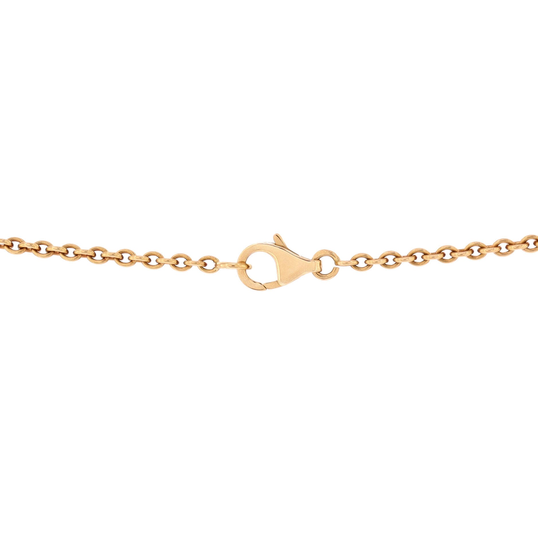 Pure Alhambra Pendant Necklace 18K Yellow Gold and Mother of Pearl
