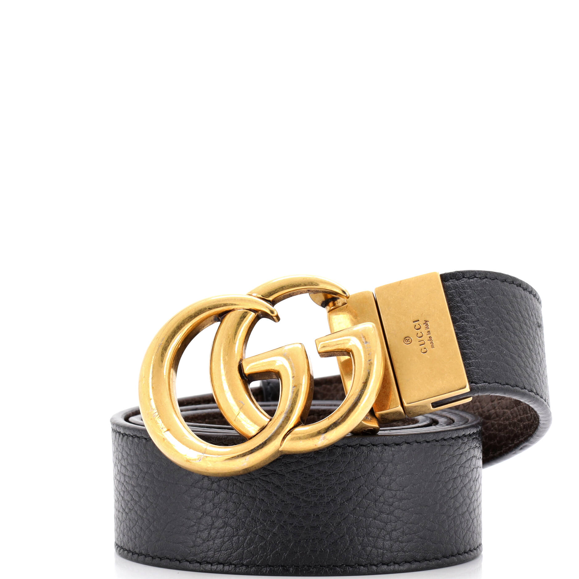 GG Marmont Reversible Belt Leather Wide 110