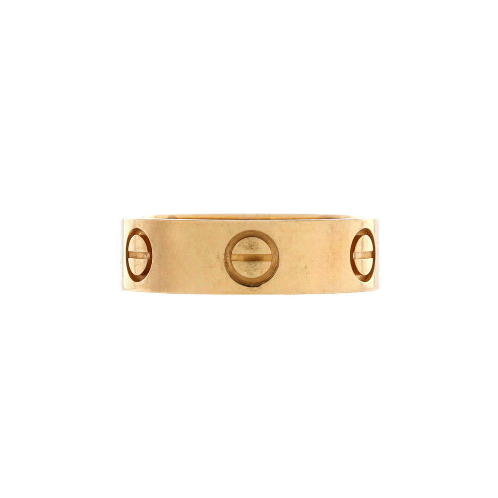 Love Band Ring 18K Yellow Gold