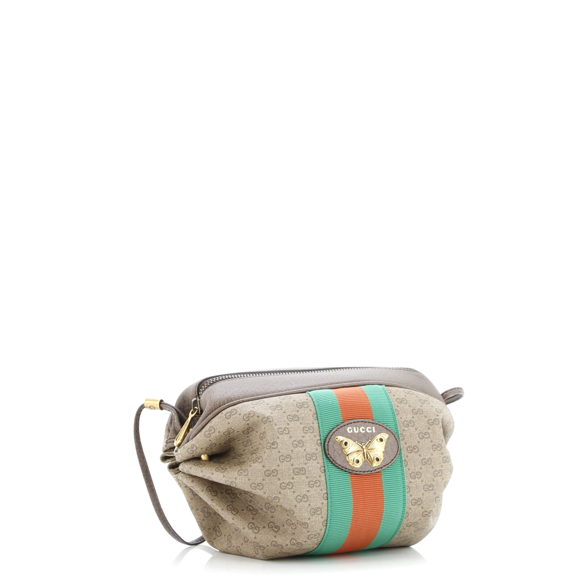 Web Butterfly Candy Crossbody Bag Mini GG Coated Canvas