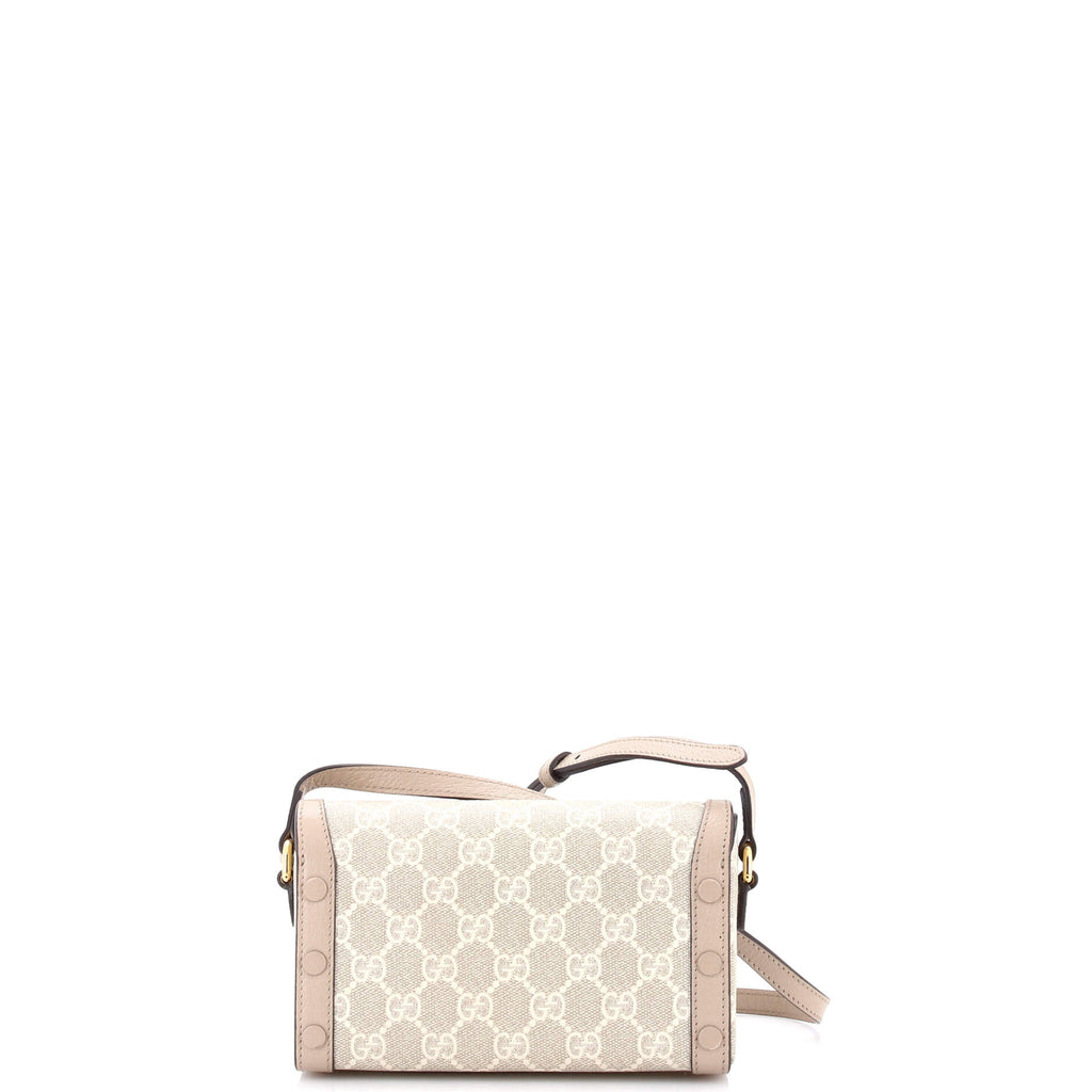 Horsebit 1955 Flap Crossbody Bag GG Coated Canvas Mini