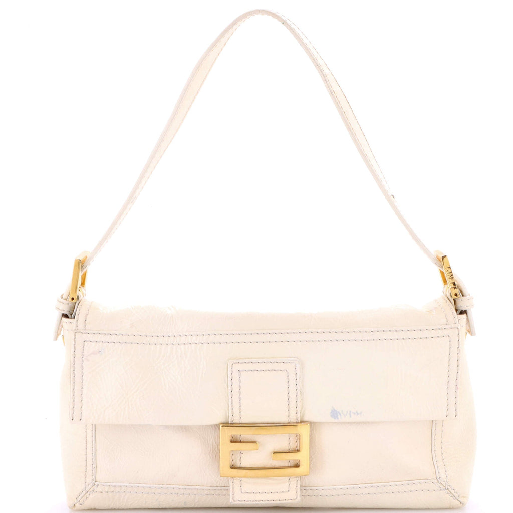 Convertible Baguette Crossbody Patent Medium