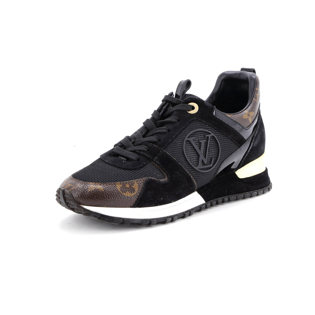 Women's Run Away Sneakers Mesh with Monogram Canvas and Suede