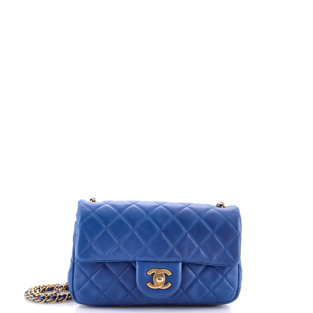 Pearl Crush Flap Bag Quilted Lambskin Mini